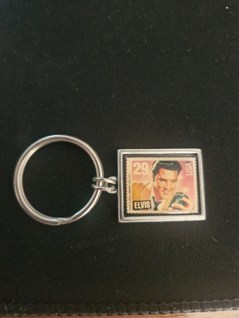 Elvis Presley "Postmark Collection" Sleutelhanger, Ophalen of Verzenden, Zo goed als nieuw, Overige typen