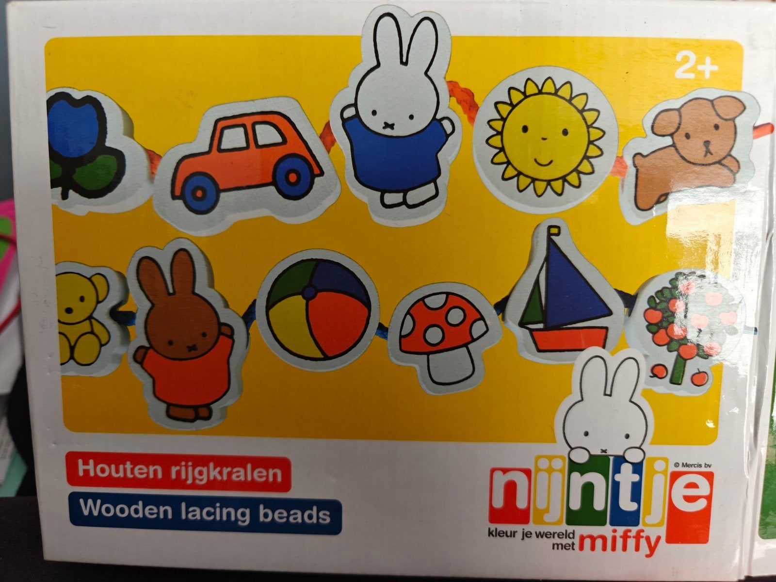 Nijntje Houten Rijgkralen, Ophalen of Verzenden, Zo goed als nieuw, Overige typen