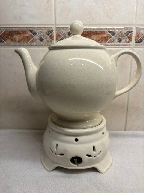 Chique Theepot met Theelicht, Ophalen of Verzenden