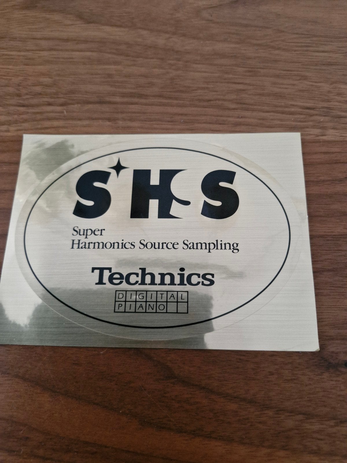 312 Technics SHS Digital Piano Sticker - Nieuw, Ophalen of Verzenden, Nieuw, Merk