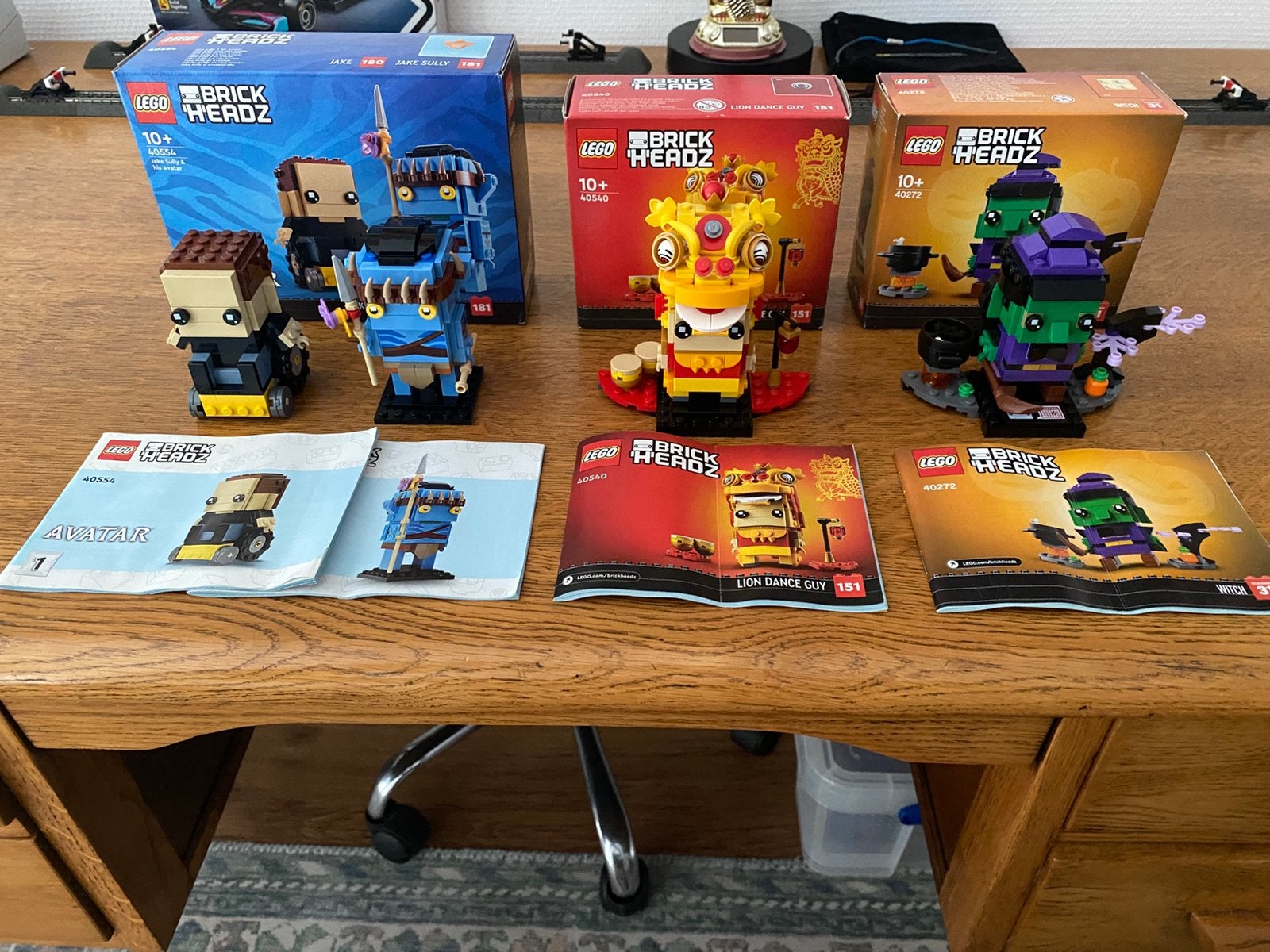 Lego Brickheadz 40272+40540+40554, Kinderen en Baby's, Ophalen of Verzenden, Zo goed als nieuw, Lego