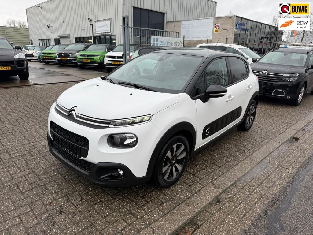 Citroen C3 1.2 PureTech Feel, Navi, Panodak Dealer auto, Voorwielaandrijving, 83 pk, Gebruikt, Lichtsensor
