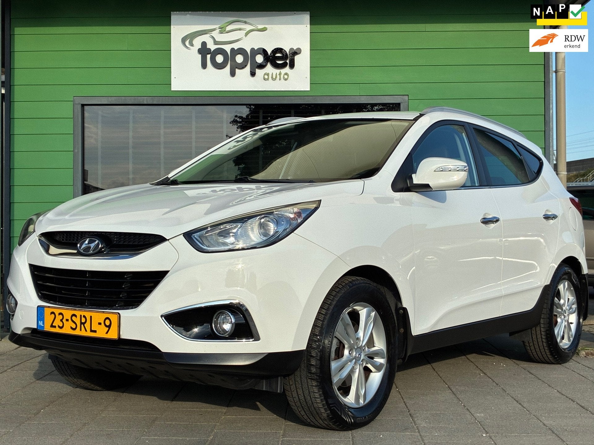 Hyundai Ix35 2.0i Style|Automaat|Climatronic|CruiseControl|T, Gebruikt, 4 cilinders, Leder en Stof, Origineel Nederlands