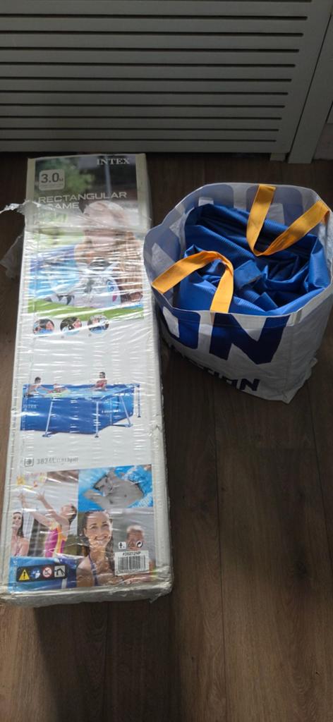 Intex Zwembad met Filterpomp, Ophalen, Zo goed als nieuw, Filter