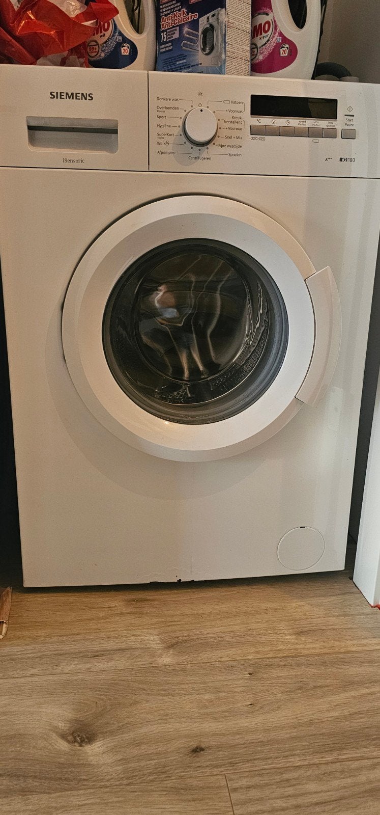 Siemens iQ100 iSensoric Wasmachine, Witgoed en Apparatuur, Ophalen, 6 tot 8 kg, Gebruikt, Overige typen