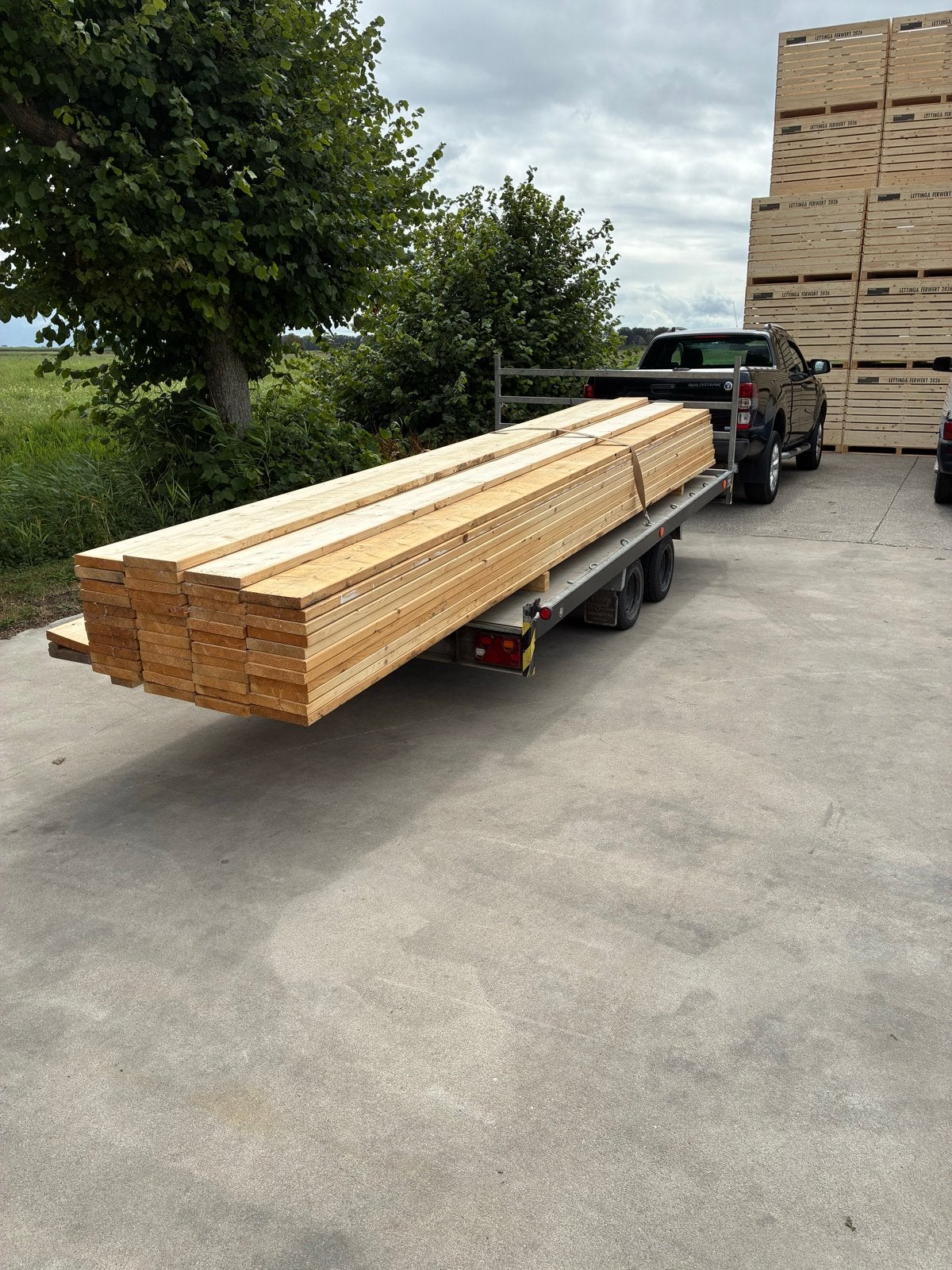 Nieuwe Vuren Planken 5400x235x38 mm - 48 stuks, Ophalen, 25 tot 50 mm, Nieuw, Plank