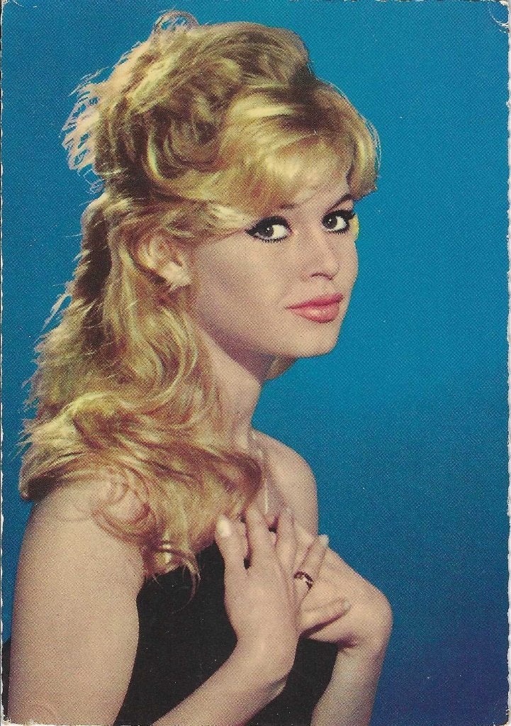 Filmsterren ansichtkaart Brigitte Bardot, Verzamelen, Verzenden, 1960 tot 1980, Ongelopen, Sterren en Beroemdheden