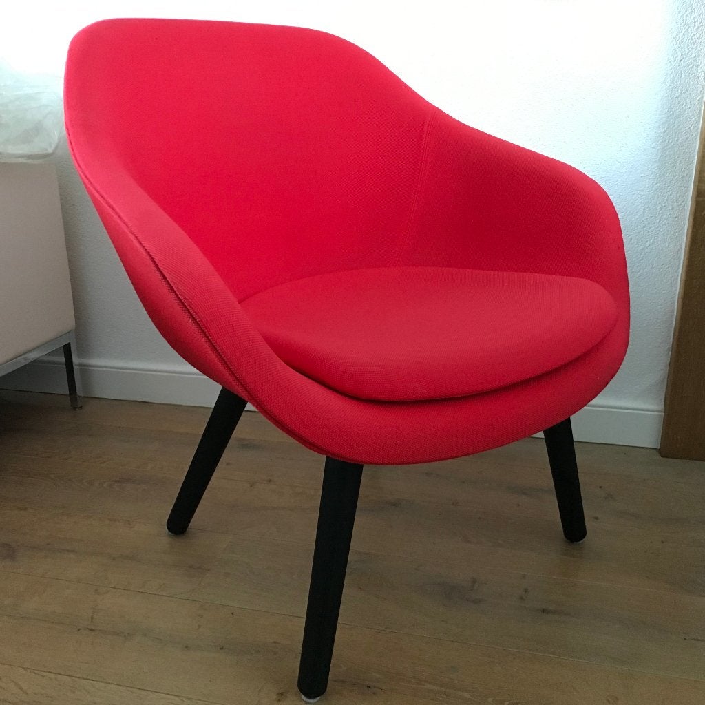 Hay AAL 82 81 stoel fauteuil design modern rood, Ophalen, Gebruikt, 75 tot 100 cm, Nvt