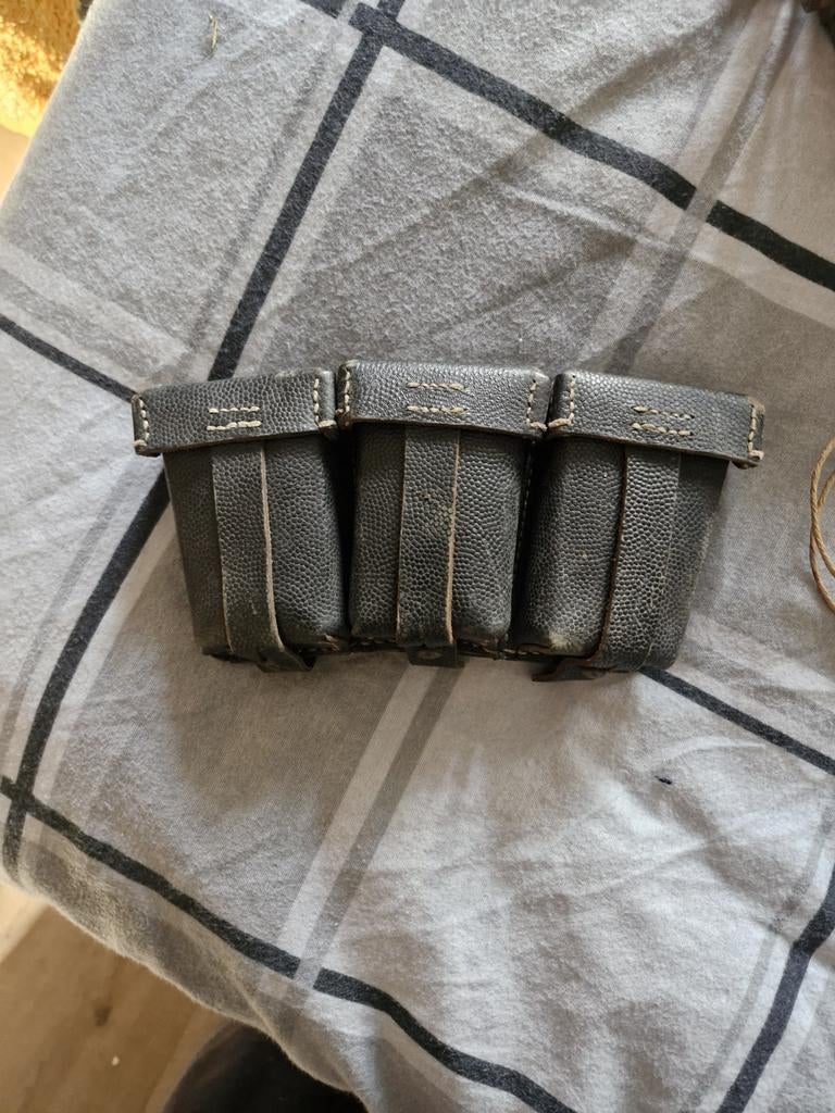 Originele K98 Minutietas - Duitse WO2 Munitietas, Ophalen of Verzenden, Landmacht, Duitsland, Overige typen