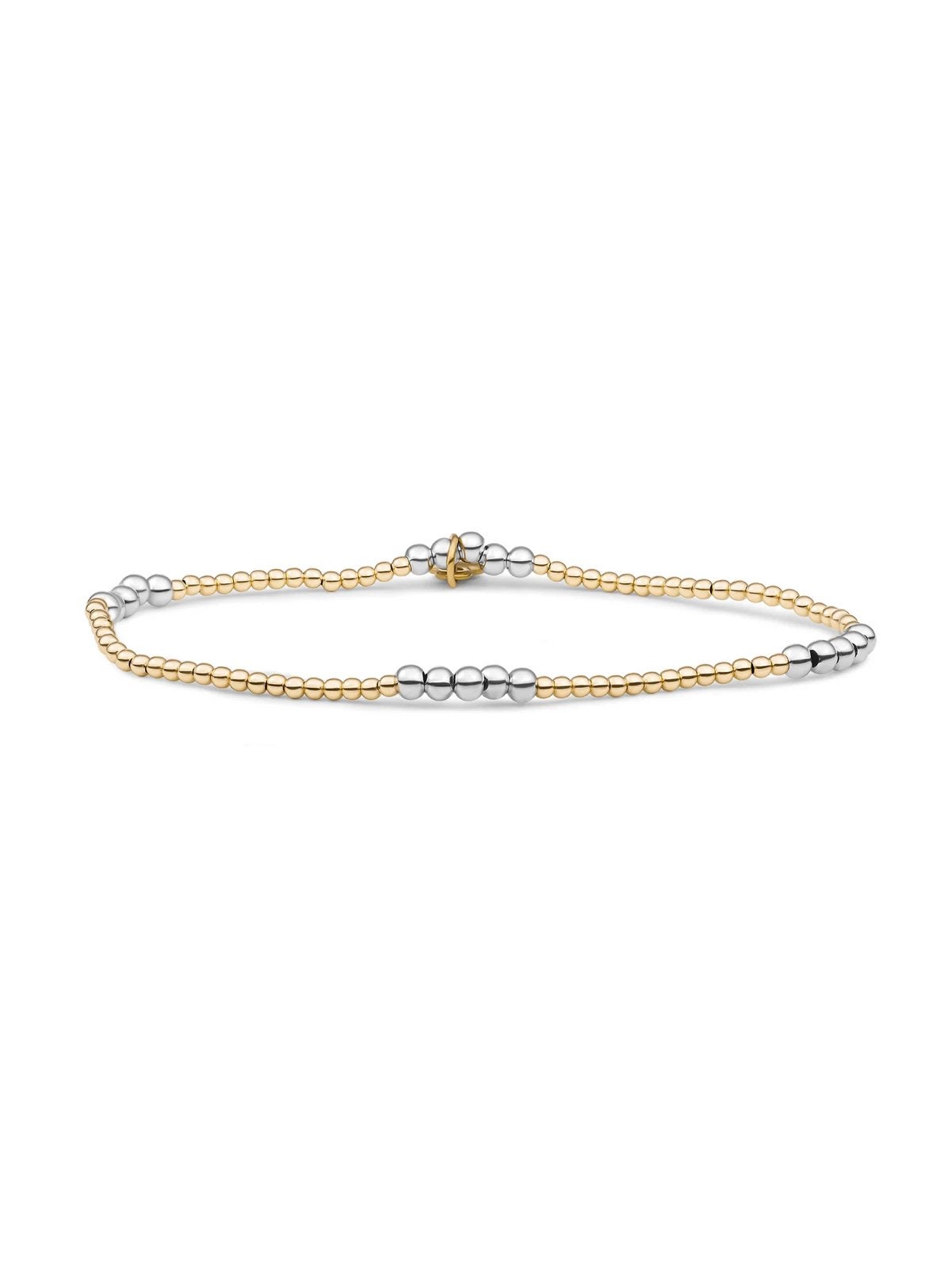 Sparkling Jewels bicolor armband, Sieraden, Tassen en Uiterlijk, Nieuw, Ophalen of Verzenden, Met bedels of kralen, Goud