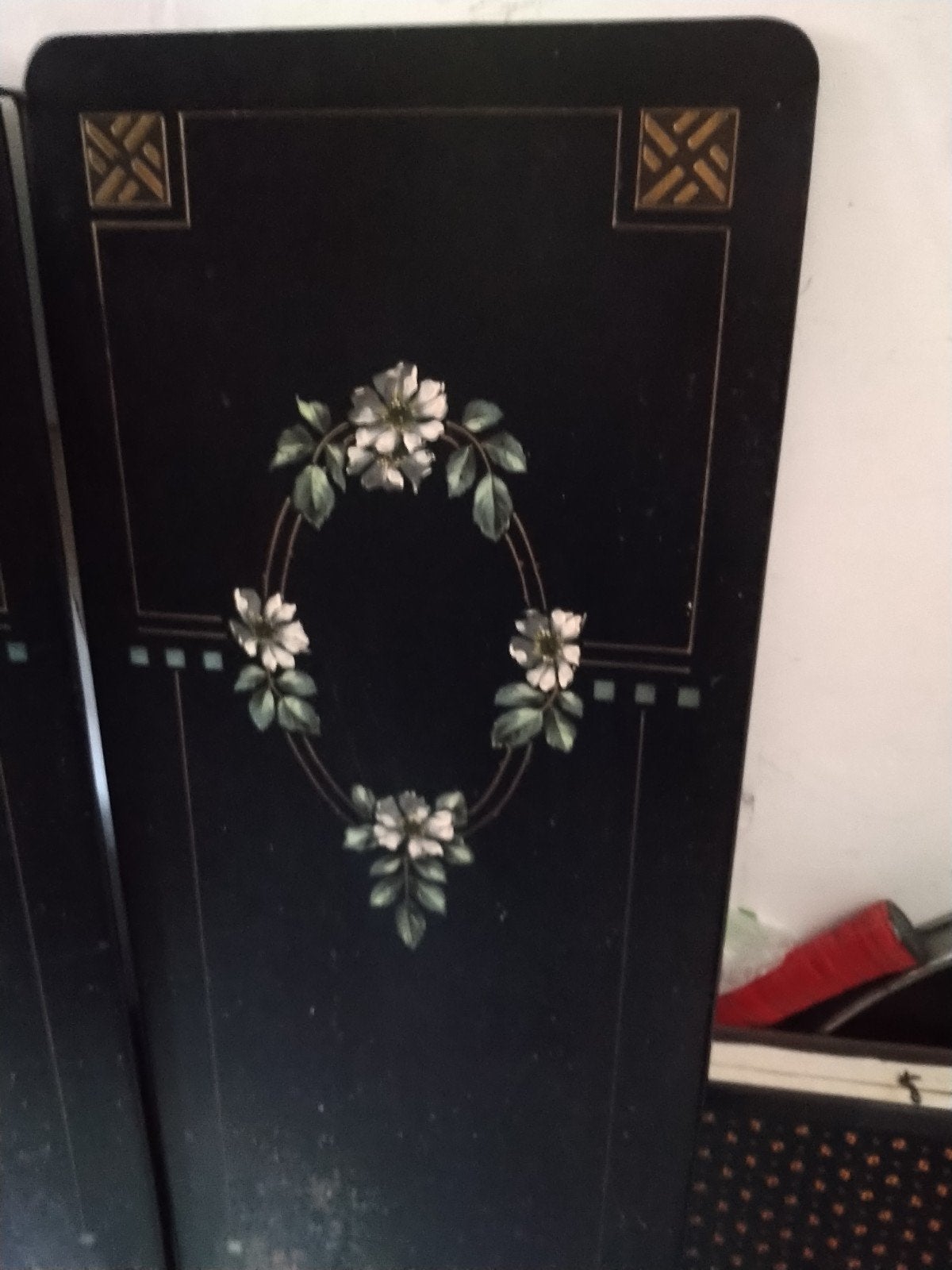 Oud metalen haardscherm kamerscherm, Ophalen