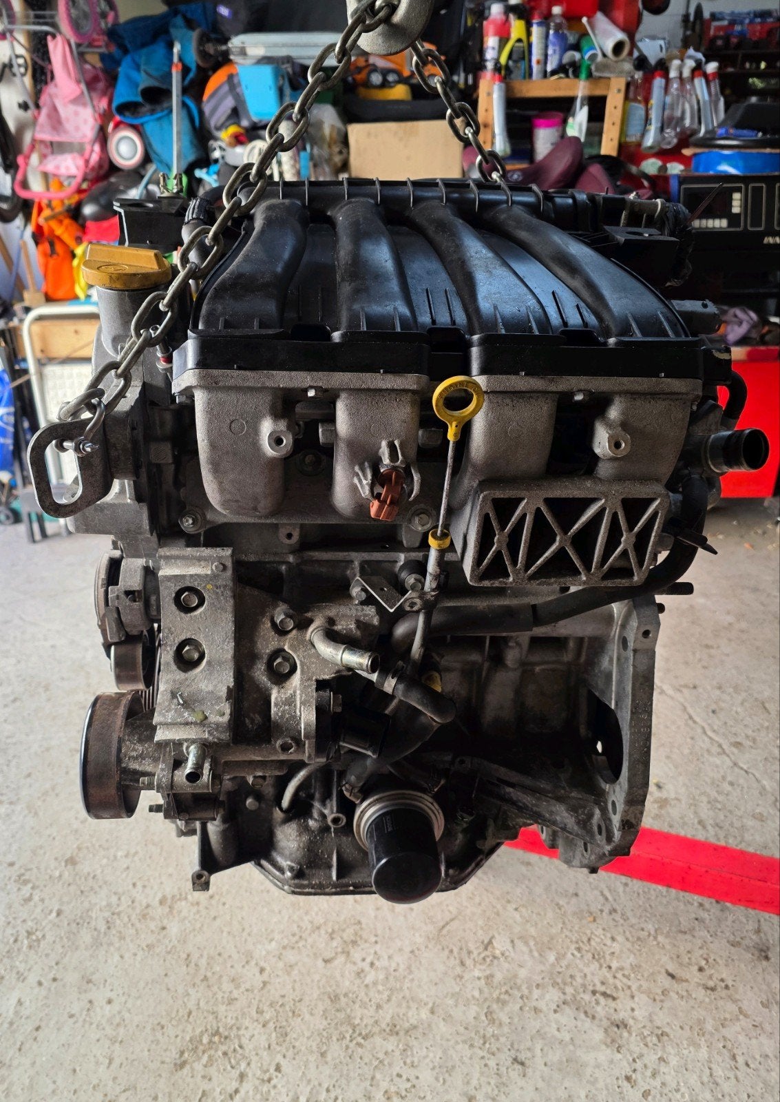 Renault M4RF713 2.0L motor (135dkm) met nieuwe distributie, Auto-onderdelen, Ophalen, Nieuw, Renault