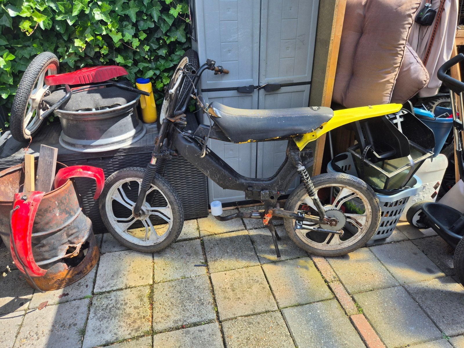 Tomos cross frame, Fietsen en Brommers, Brommers | Crossbrommers, Gebruikt, Overige merken, Ophalen