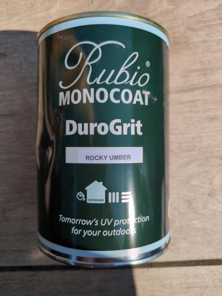 Rubio monocoat DuroGrit rocky umber, Minder dan 5 liter, Ophalen of Verzenden, Nieuw, Bruin
