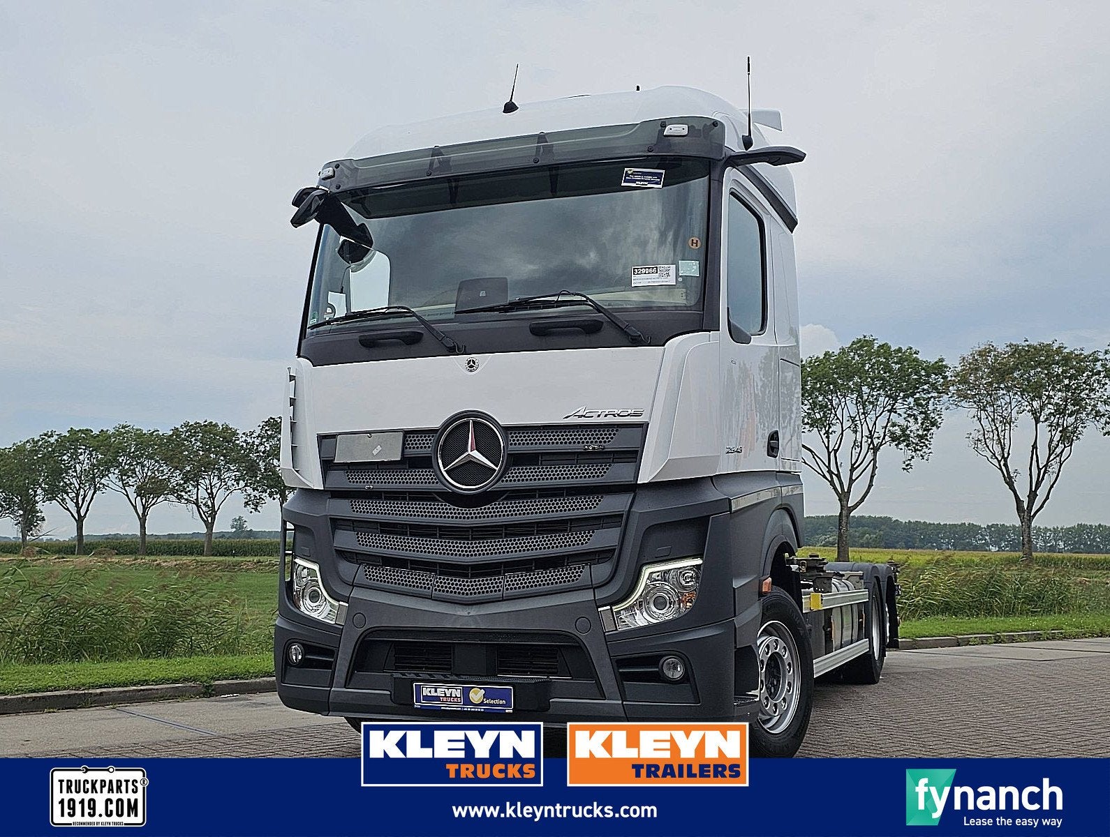 MERCEDES-BENZ ACTROS 2548 6x2 retarder wb490, Auto's, Automaat, Euro 6, Wit, Mercedes-Benz