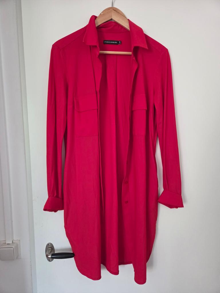 Studio Anneloes rode blouse (jurk), Kleding | Dames, Maat 38/40 (M), Studio Anneloes, Ophalen of Verzenden, Zo goed als nieuw