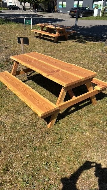 Picknicktafel klein, Tuin en Terras, Ophalen, Nieuw, Rechthoekig, Hout