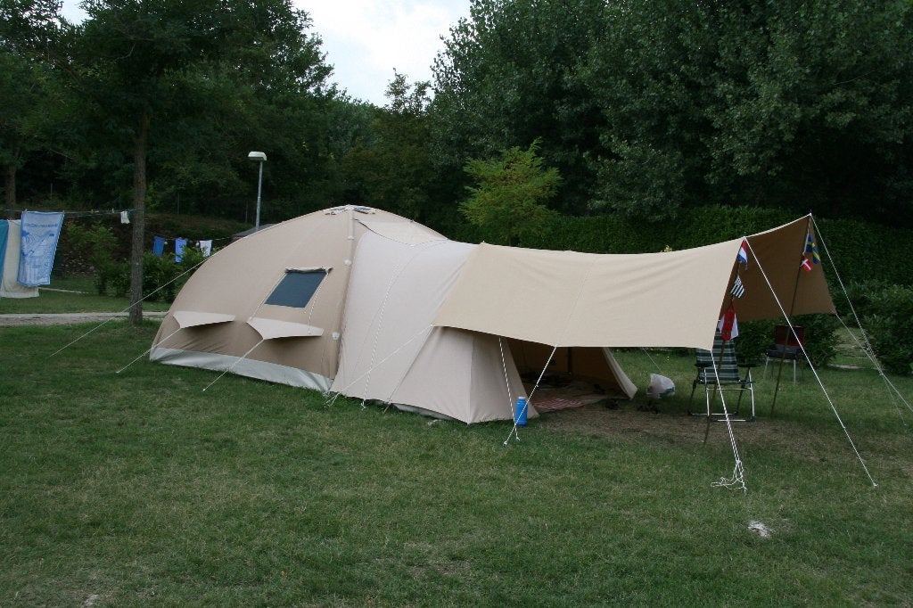 Karsten tent 350 x 350, Caravans en Kamperen, Ophalen, Zo goed als nieuw, Meer dan 6
