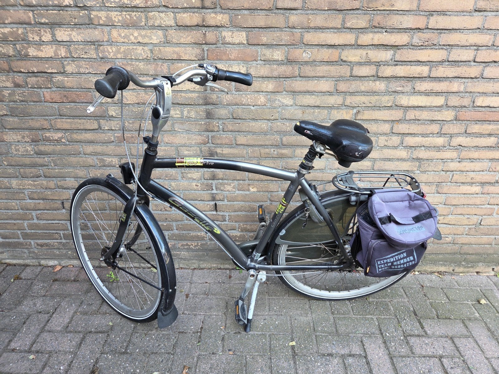 Gazelle herenfiets, Fietsen en Brommers, Fietsen | Heren | Herenfietsen, Ophalen, Gebruikt, Versnellingen, Schijfrem