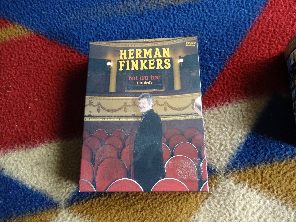 Herman Finkers tot nu toe alle dvd's, Cd's en Dvd's, Dvd's | Cabaret en Sketches, Alle leeftijden, Ophalen of Verzenden, Zo goed als nieuw
