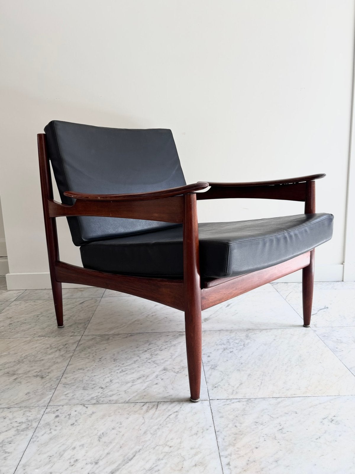 Vintage Deens design fauteuil, easy chair, Sibast furniture, Ophalen, Gebruikt, -, Minder dan 75 cm