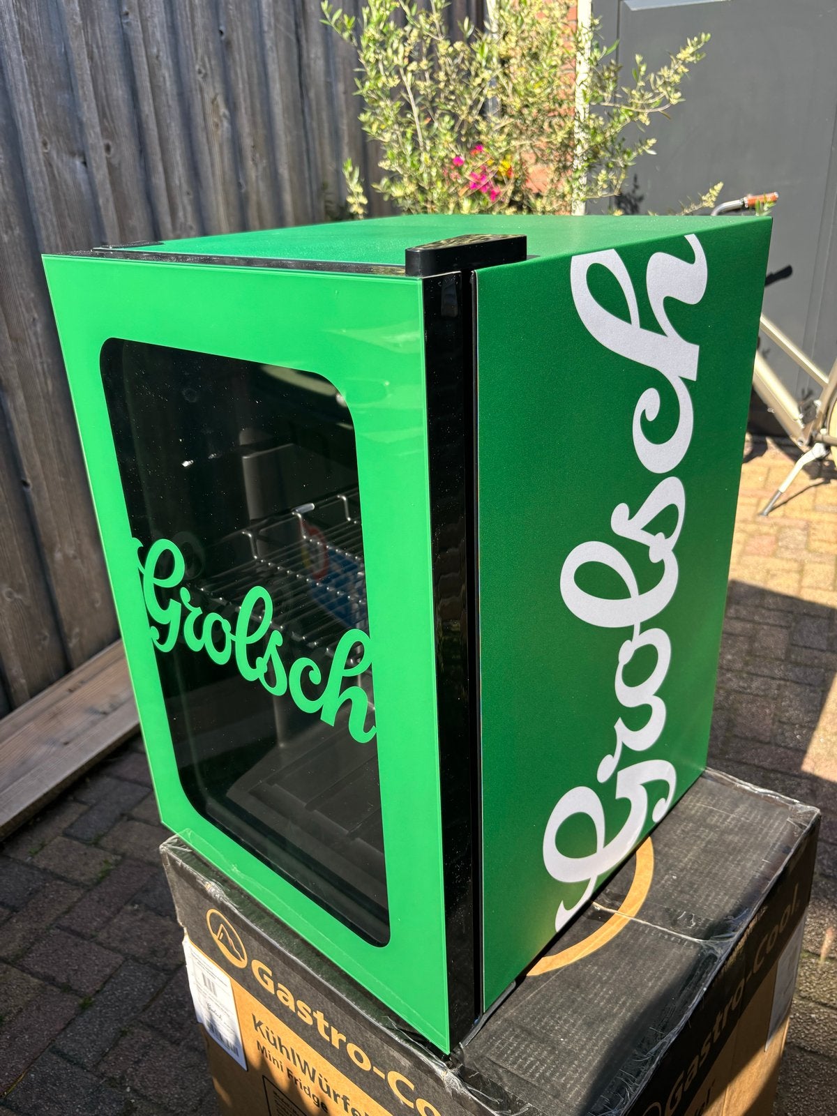 Grolsch koelkast tafelmodel met verlichting - Nieuw!, Ophalen, Zonder vriesvak, Nieuw, Minder dan 75 liter