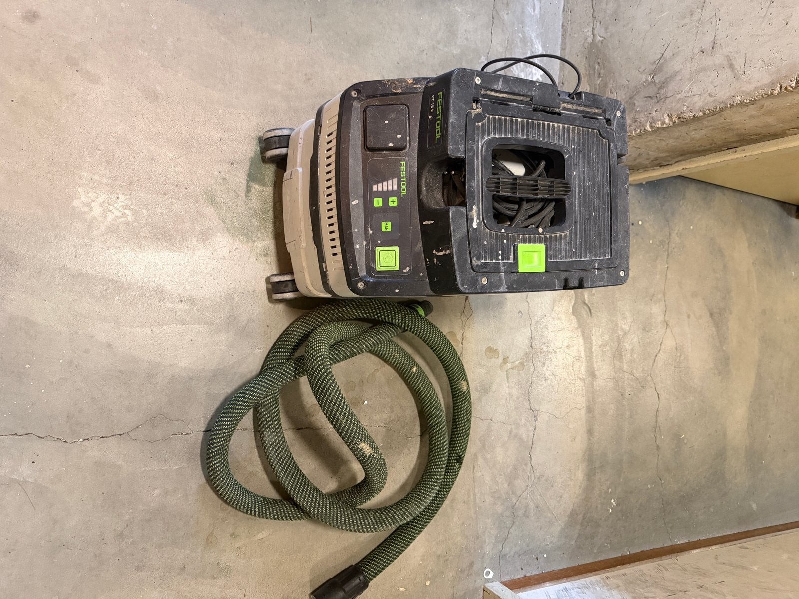 Festool CT 15 E stofzuiger - Professionele bouwstofzuiger, Ophalen of Verzenden, Gebruikt