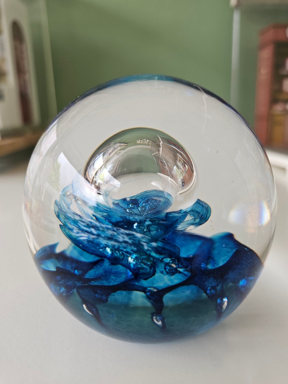 Prachtige en unieke presse-papier van Selkirk Glass, Ophalen of Verzenden