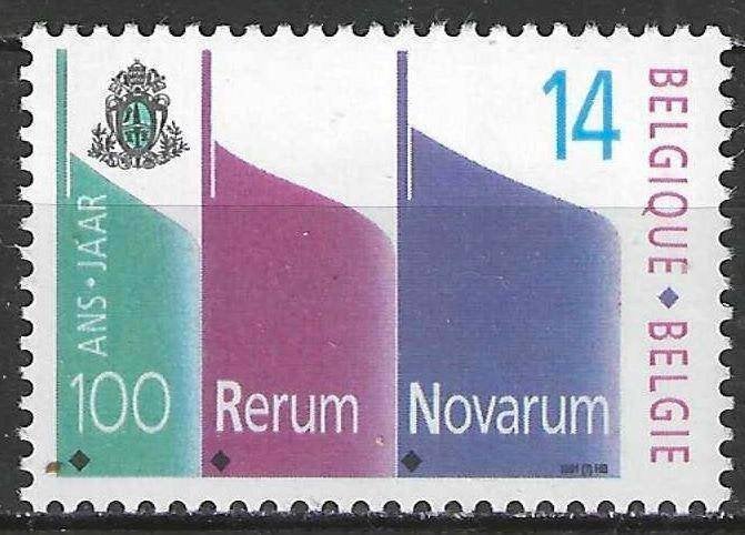 Belgie 1991 - Yvert/OBP 2408 - 100 Jaar Rerum Novarum (PF), Verzenden, Postfris