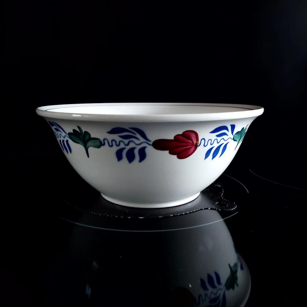 Boerenbont schaal, Huis en Inrichting, Keuken | Servies, Zo goed als nieuw, Schaal of Schalen, Boerenbont, Aardewerk, Ophalen of Verzenden