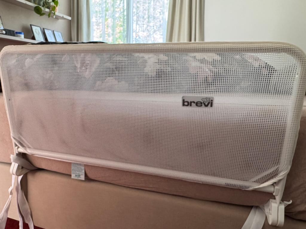 Brevi bedhekje 90cm, Ophalen of Verzenden, Zo goed als nieuw, Minder dan 140 cm, Matras