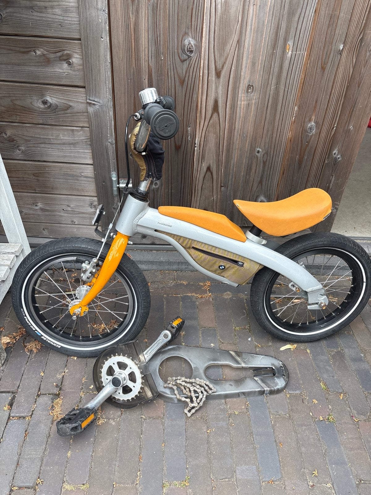 BMW Kidsbike loopfiets/kinderfiets - Gebruikt, Ophalen, Gebruikt, Velgrem, 16 tot 20 inch