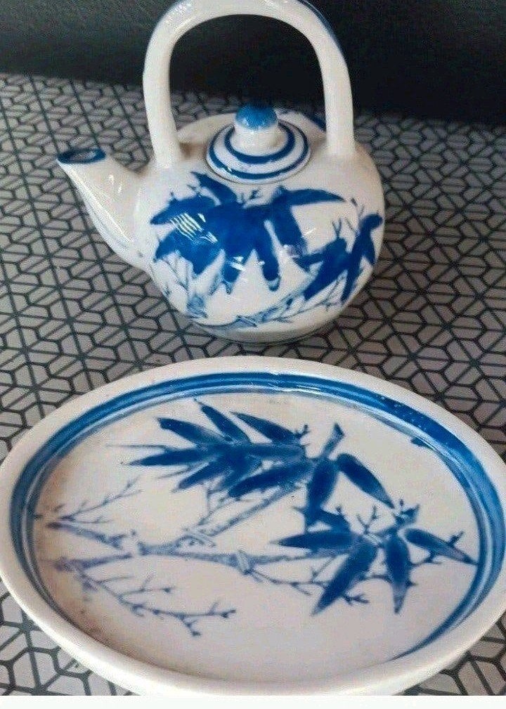 Antieke Chinese theepotten en schaal, diverse stijlen, Ophalen of Verzenden