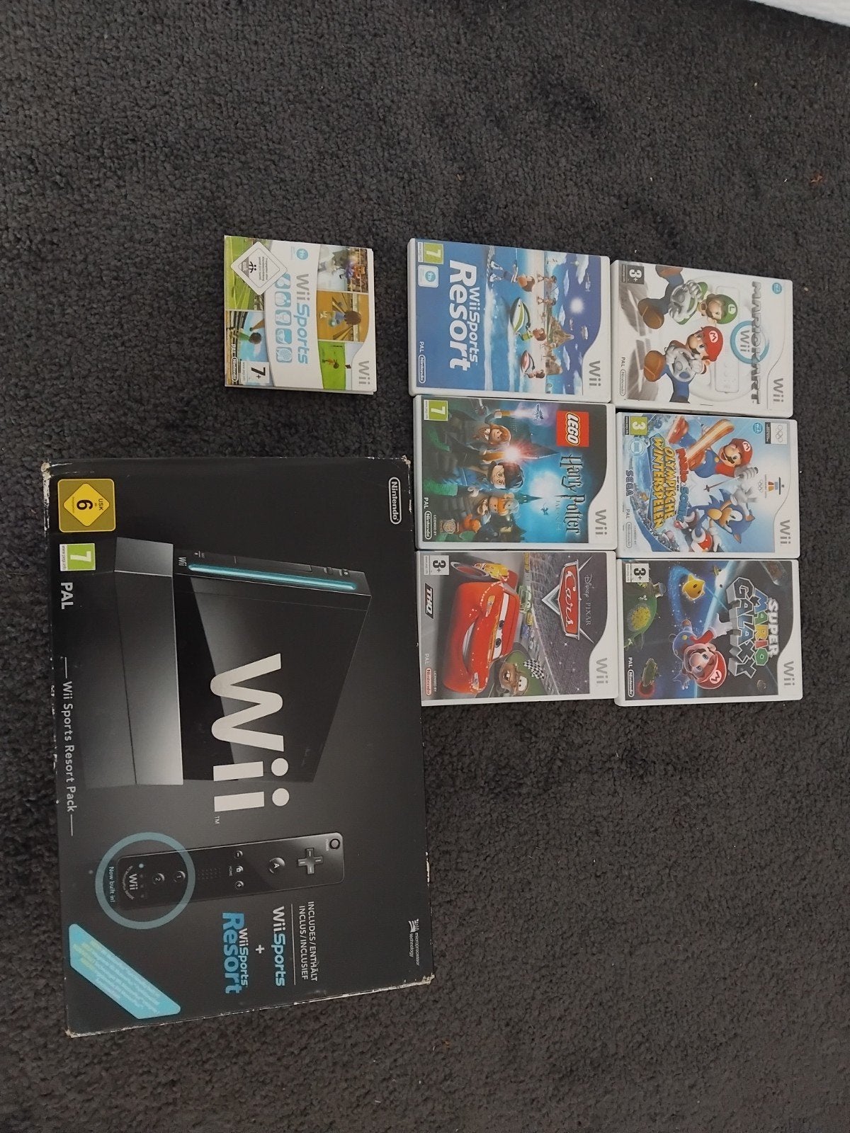 Nintendo wii mariokart super mario galaxy enz, Spelcomputers en Games, Spelcomputers | Nintendo Wii, Ophalen, Zo goed als nieuw