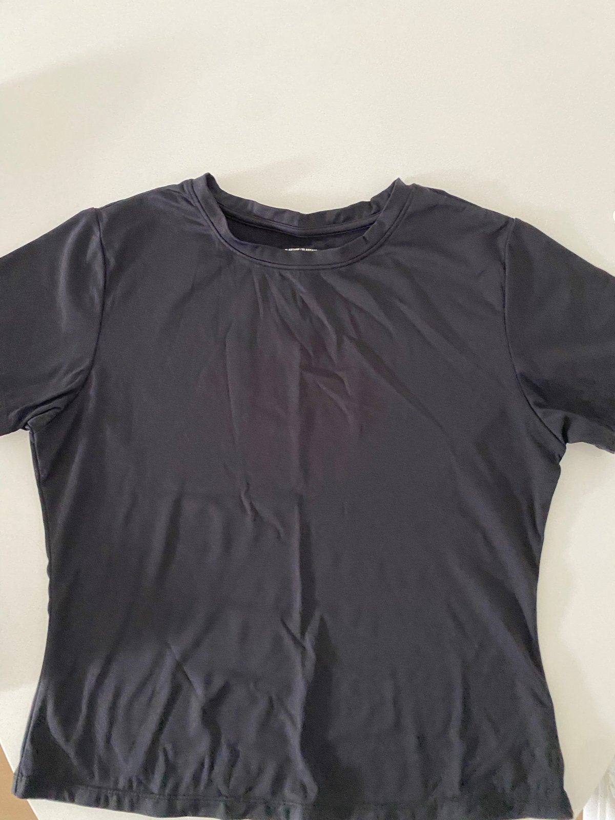 Primark Workout Zwart Sportshirt Maat M, Maat 38/40 (M), Zwart, Ophalen of Verzenden, Zo goed als nieuw