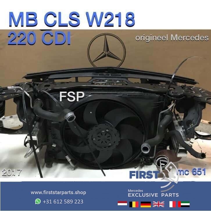 W218 compleet koelerpakket /front Mercedes CLS 220CDI 651924, Gebruikt, -, Ophalen of Verzenden, -