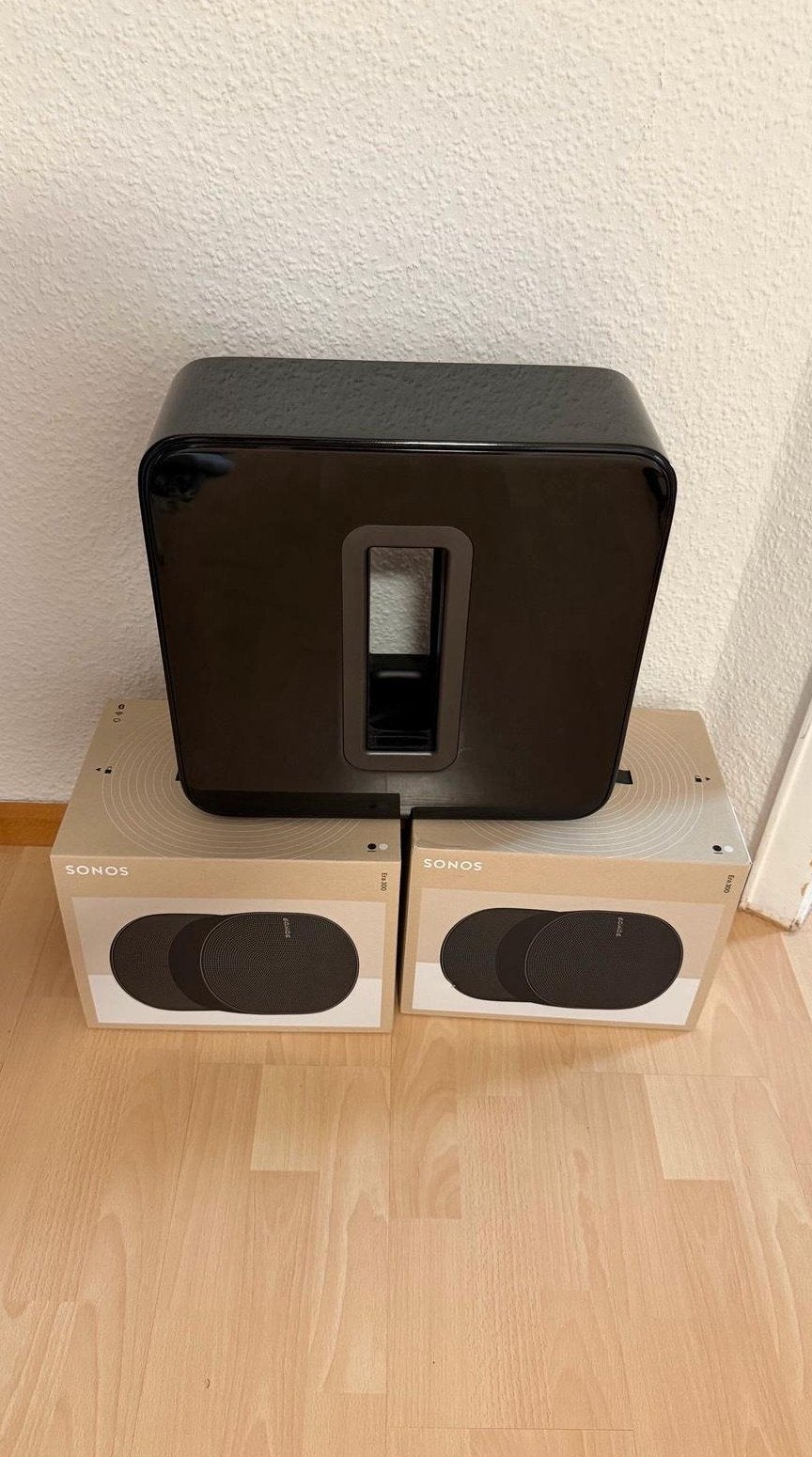 Sonos Sub Gen 3 subwoofer zwart in zeer goede staat, Subwoofer, Verzenden, Zo goed als nieuw, Sonos