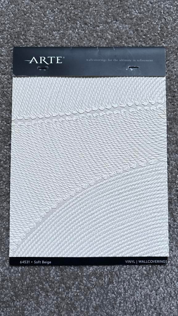 Arte Manila Atlas Soft Beige Behang - 2 Stukken, Verzenden, Minder dan 10 m², Beige