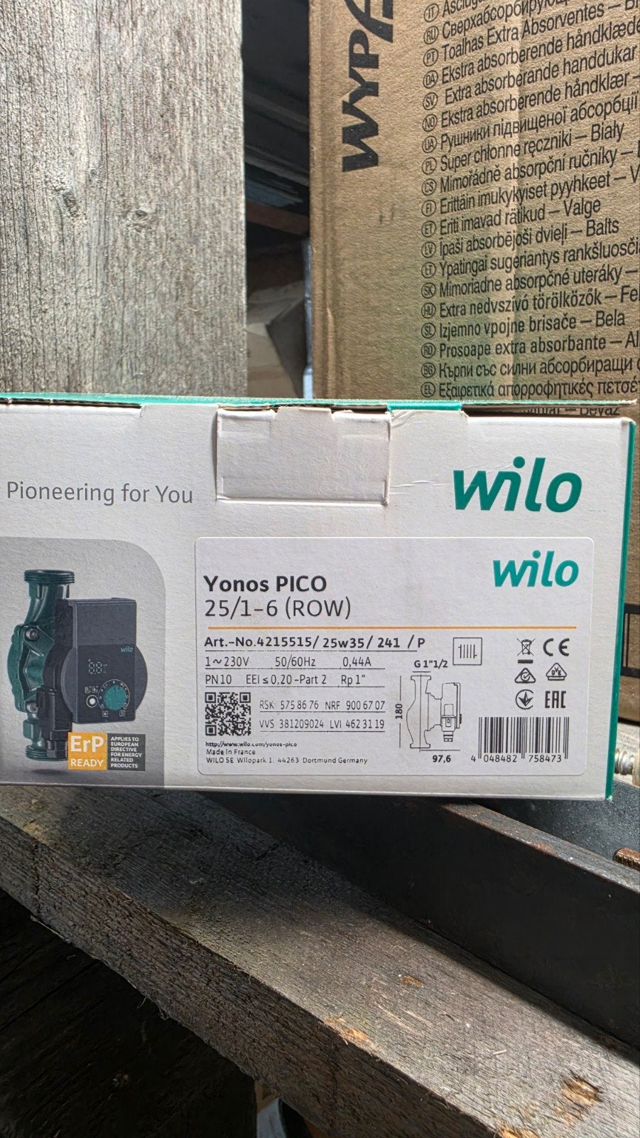 Nieuwe Wilo Yonos Pico 25/1-6 circulatiepomp, Ophalen of Verzenden, Nieuw, Overige typen