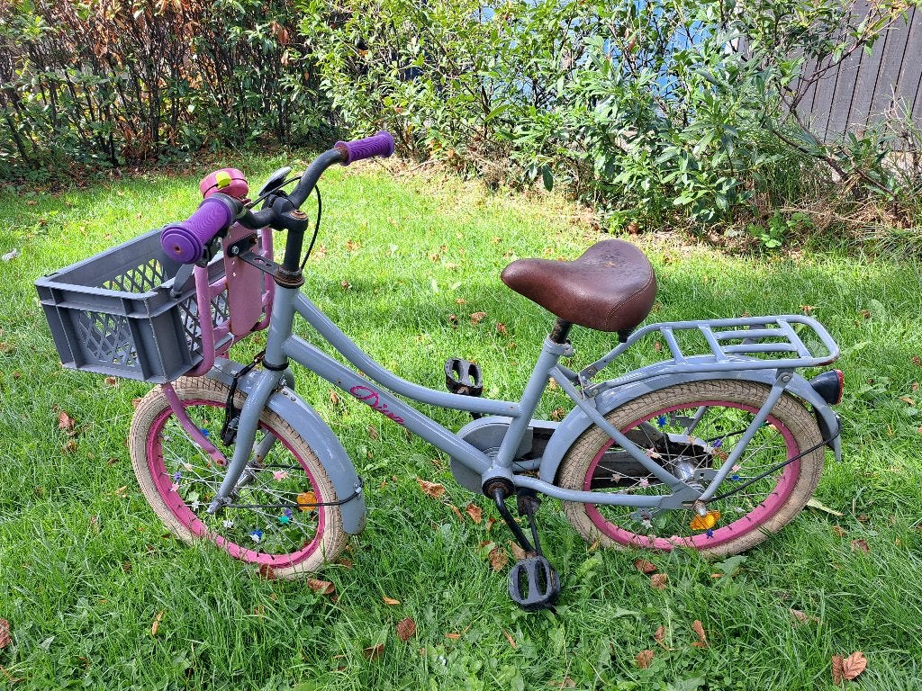 Leuke meidenfiets 18 inch, Ophalen, Terugtraprem, Gebruikt, 18 inch