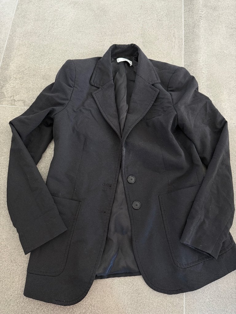 zwarte mango blazer maat 38, Maat 38/40 (M), Mango, Zwart, Ophalen of Verzenden