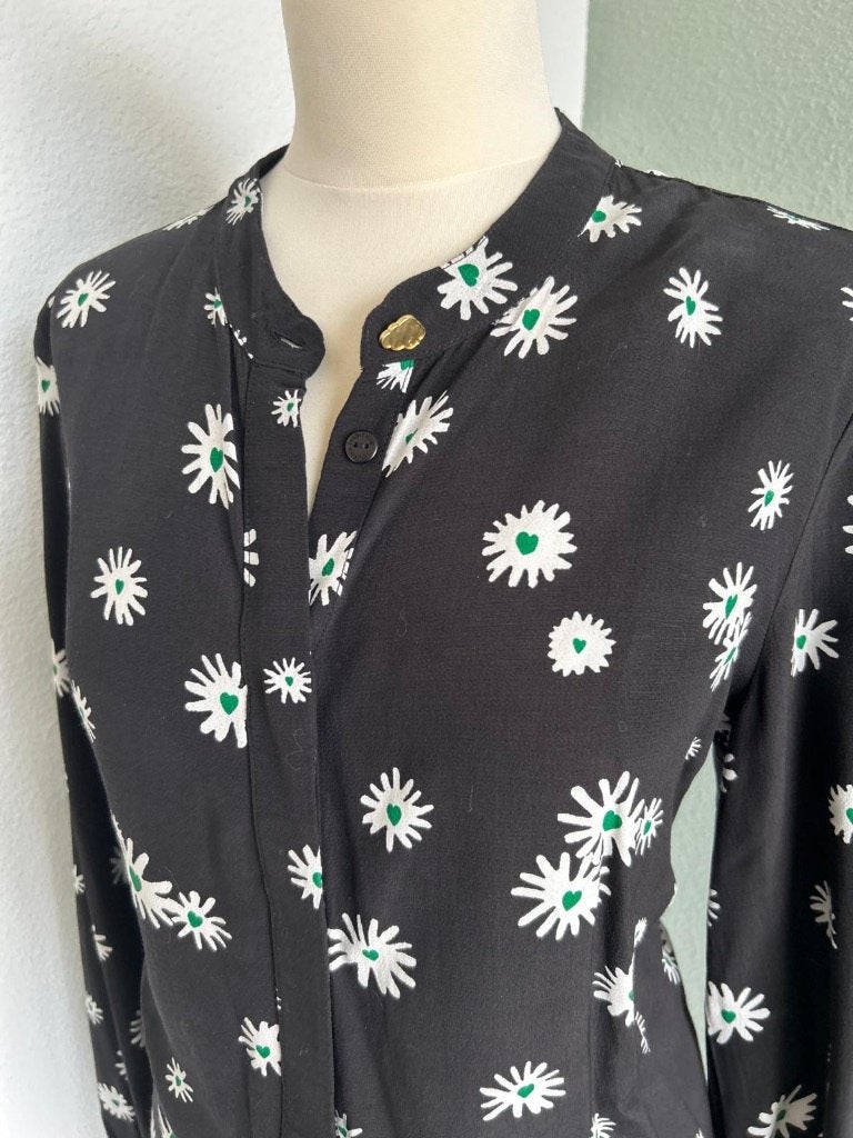 Fabienne Chapot maat 40 Studio Noa Blouse bloem 137, Kleding | Dames, Blouses en Tunieken, Maat 38/40 (M), Zwart, Ophalen of Verzenden