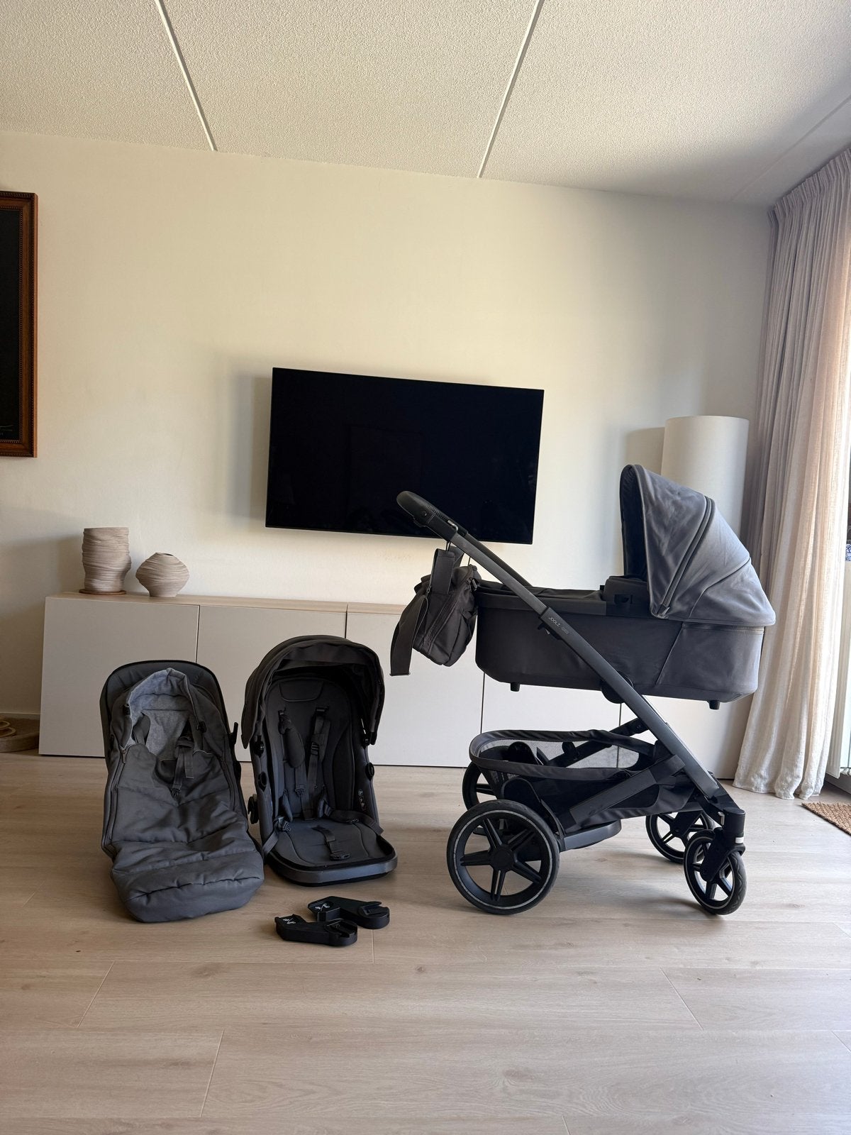 Joolz Geo 3 + DUO Set + Accessoires, Gebruikt, Duowagen, Combiwagen, Ophalen