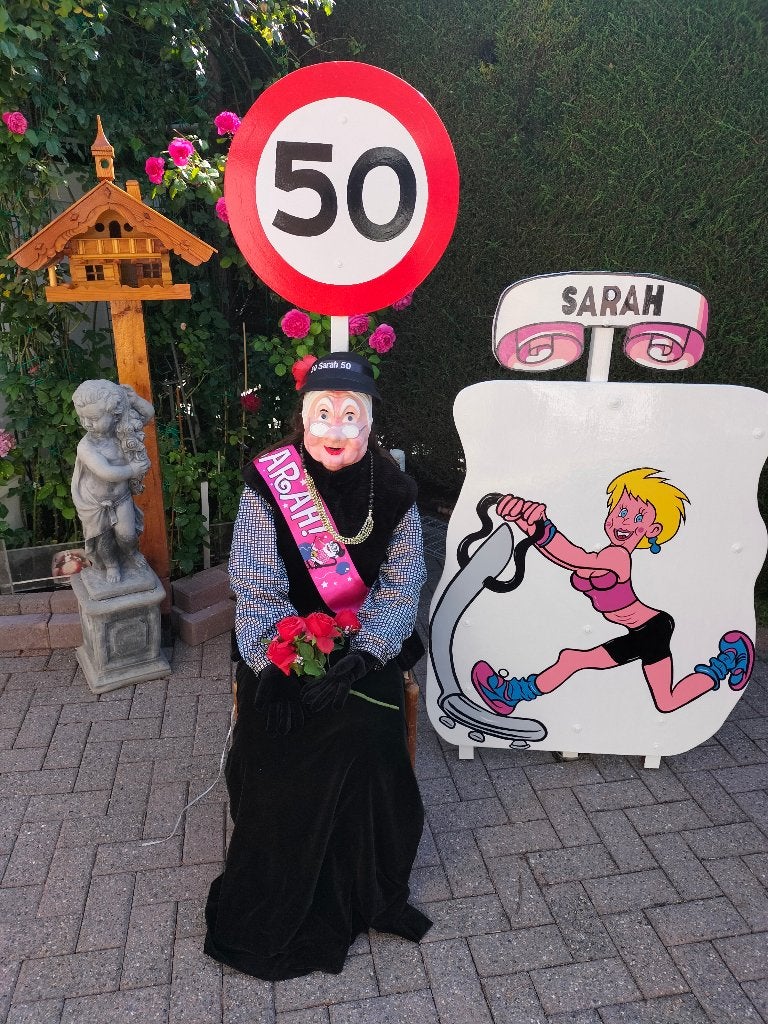 50 Sarah verjaardag set 3 deel geweldige unieke keuze., Ophalen, Zo goed als nieuw, Abraham of Sarah