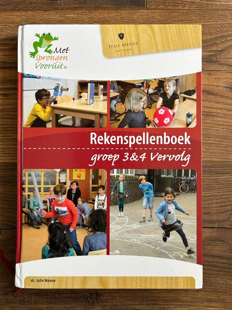 Met Sprongen Vooruit - Rekenspellenboek groep 3&4 Vervolg, Ophalen of Verzenden, Beta, Zo goed als nieuw, HBO