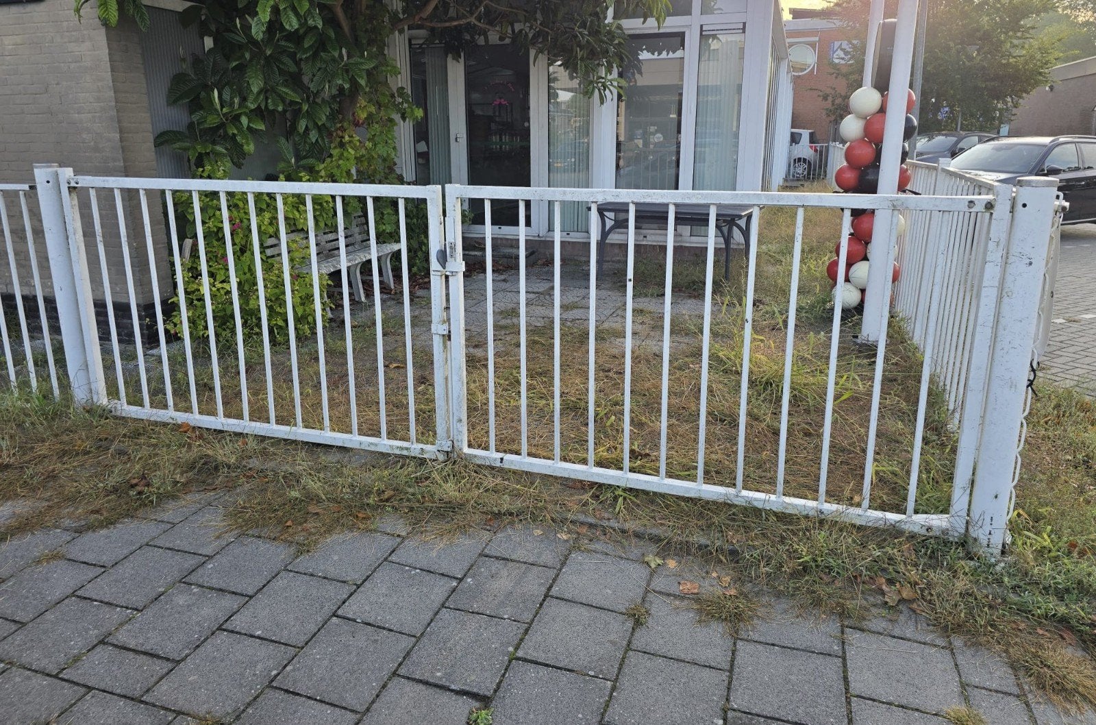 Hekwerk met poort en sleutel - 1.20m x 25m, Ophalen, Met poort, Gebruikt, Tuinhek
