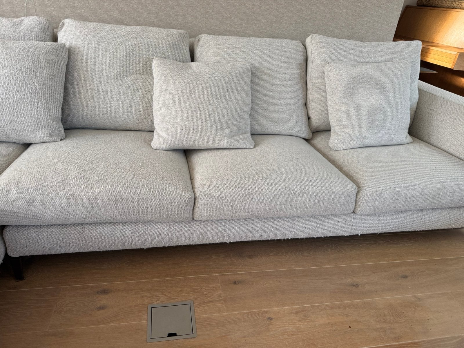 Hoekbank Minotti Andersen, Ophalen, Gebruikt, Vierpersoons of meer, Stof