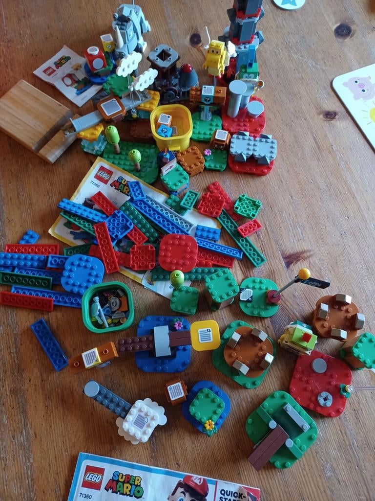 LEGO Super Mario sets (71360, 71380, 71420 en 30385), Gebruikt, Lego, Ophalen of Verzenden, Inclusief minifiguren