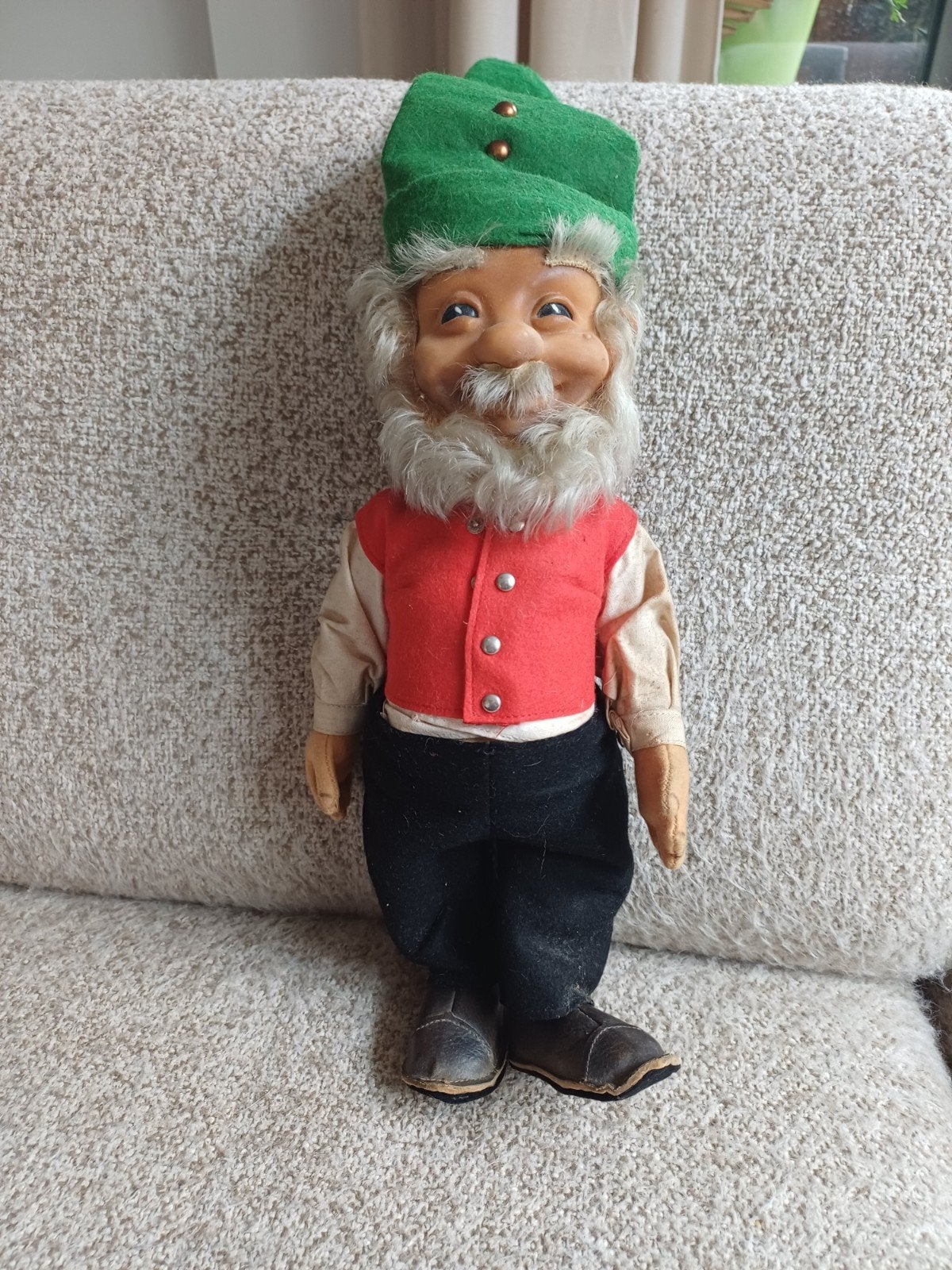Leuke Vintage Steiff Kabouter Pucki uit de jaren 50, Verzenden, Gebruikt, Pop