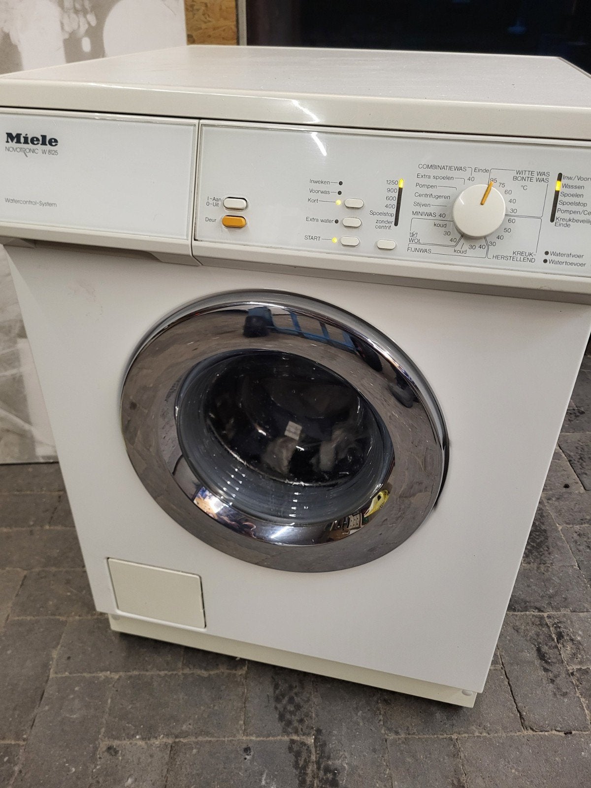 miele wasmachine, Witgoed en Apparatuur, Ophalen, Gebruikt, Voorlader, 85 tot 90 cm